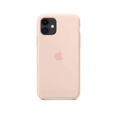 Чохол Apple Silicone сase for iPhone 11 Pink Sand