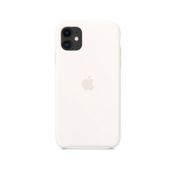 Apple Silicone case for iPhone 11 White
