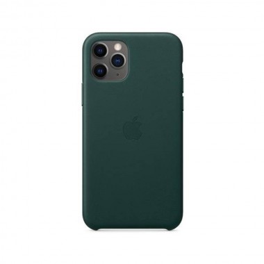 Чехол Apple Leather Case for iPhone 11 Pro Forest Green