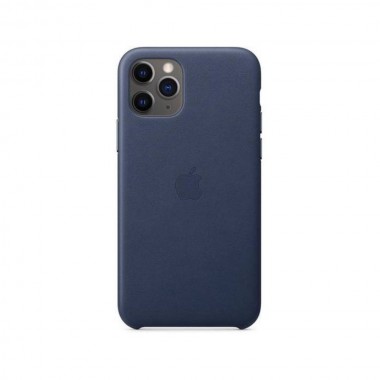 Чохол Apple Leather Case для iPhone 11 Pro Midnight Blue