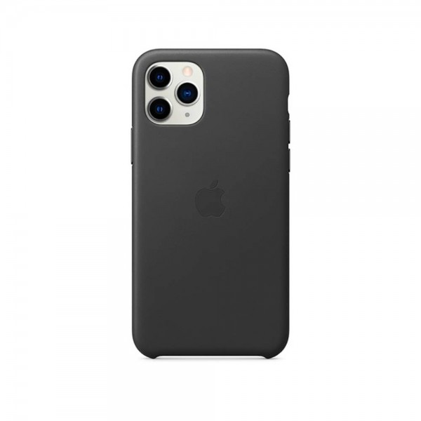 Чехол Apple Leather Case for iPhone 11 Pro Max Black