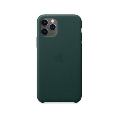 Чехол Apple Leather Case for iPhone 11 Pro Max Forest Green