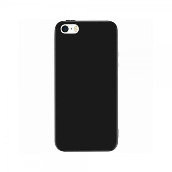 Чехол Силикон Black Matt iPhone 5/5s/SE