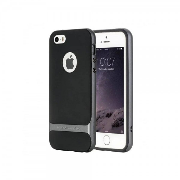 Чехол Rock Royce series для iPhone 5/5s/SE Silver