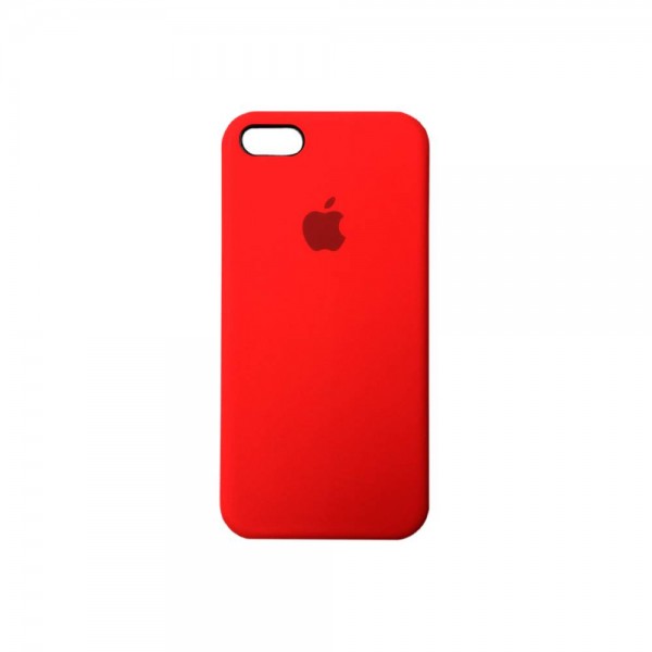 Чехол Apple Silicone сase for iPhone 5/5s/SE  Red