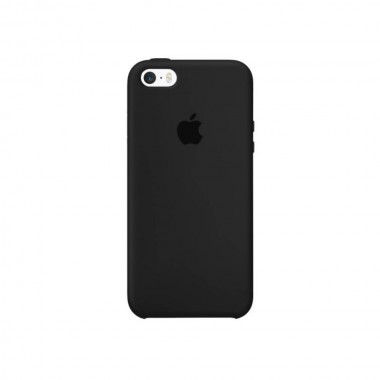 Чохол Apple Silicone сase for iPhone 5/5s/SE Black
