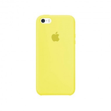 Чехол Apple Silicone сase for iPhone 5/5s/SE  Yellow