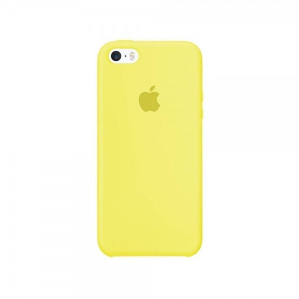 Чохол Apple Silicone сase for iPhone 5/5s/SE Yellow