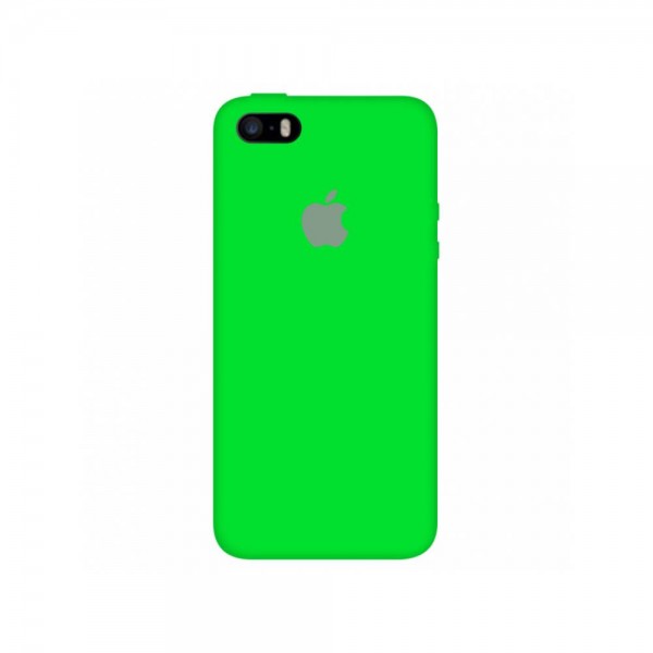 Чехол Apple Silicone сase for iPhone 5/5s/SE  Gem Green