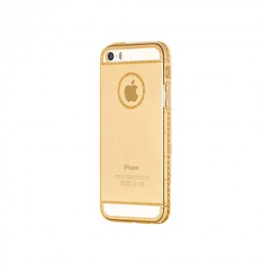 Чехол Hoco Premium Gold Transparent для iPhone 5/5s/SE