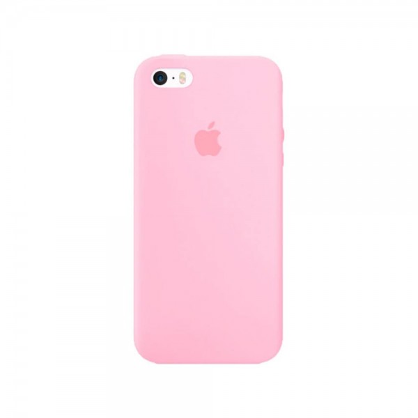Чехол Apple Silicone сase for iPhone 5/5s/SE Pink