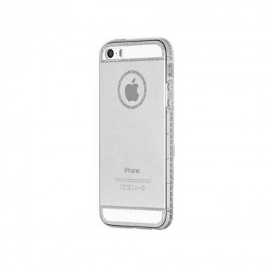 Чехол Hoco Premium Silver Transparent для iPhone 5/5s/SE