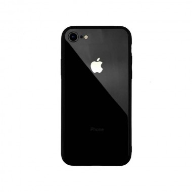 Чехол для iPhone 6/6s силикон, черный глянец