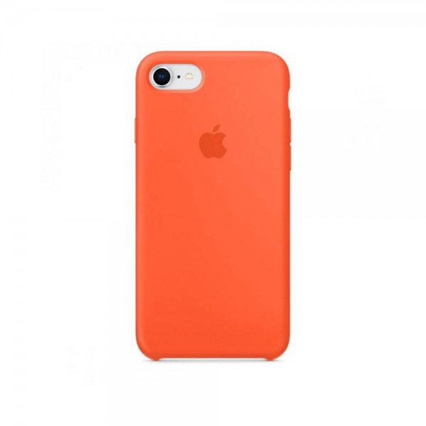 Чохол Apple Silicone сase for iPhone 7/8 Spicy Orange