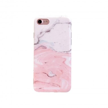 Чехол для iPhone 7/8  Розовый мрамор