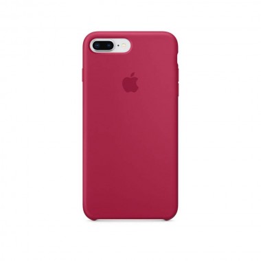 Чехол Apple Silicone case for iPhone 7/8 Plus Rose Red