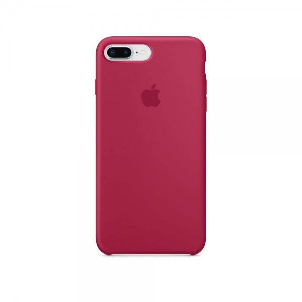 Чехол Apple Silicone case for iPhone 7/8 Plus Rose Red