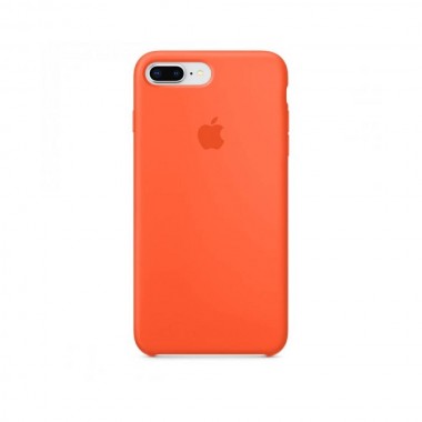 Чохол Apple Silicone case для iPhone 7/8 Plus Spicy Orange