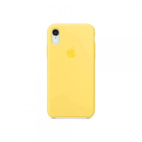 Чохол Apple Silicone case для iPhone Xr Canary Yellow