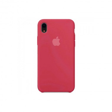 Чехол Apple Silicone case for iPhone Xr Hibiscus