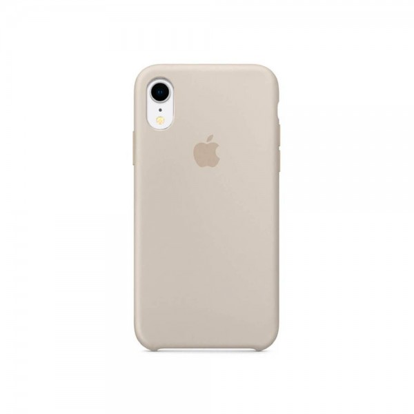 Чохол Apple Silicone case для iPhone Xr Stone