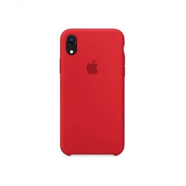 Чехол Apple Silicone case для iPhone Xr Red