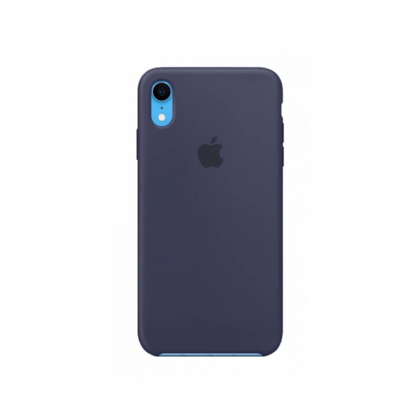 Чохол Apple Silicone case для iPhone Xr Midnight Blue