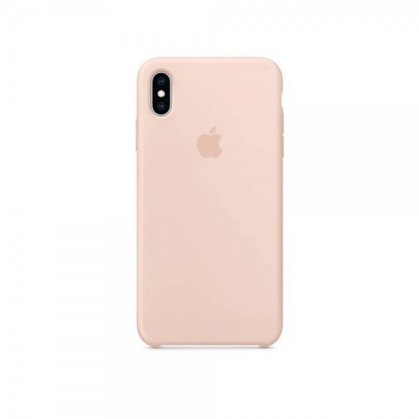Чохол Apple Silicone case для iPhone Xs Max Pink Sand