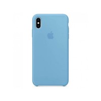 Чехол Apple Silicone case for iPhone Xs  Max Cornflower