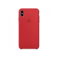 Чехол Apple Silicone case for iPhone Xs  Max Red