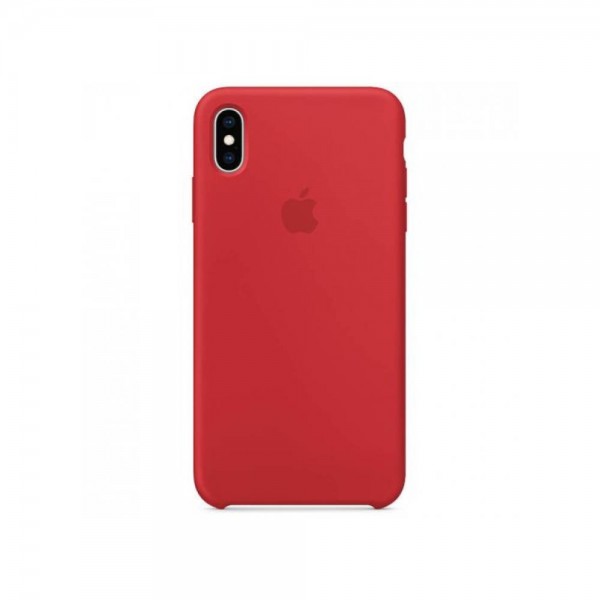 Чохол Apple Silicone case для iPhone Xs Max Red
