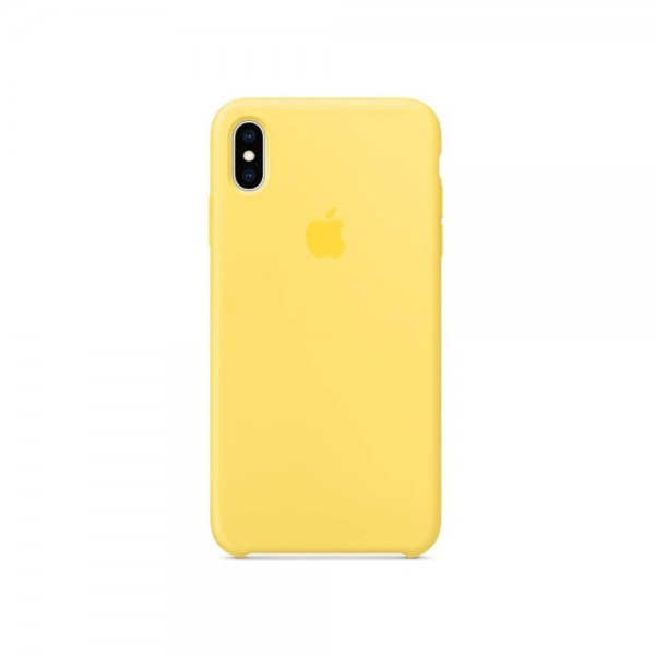 Чохол Apple Silicone case для iPhone Xs Max Canary Yellow