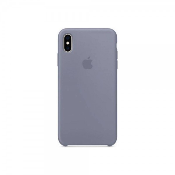 Чехол Apple Silicone case for iPhone Xs  Max Lavender Gray