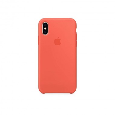 Чохол Apple Silicone case для iPhone XS Max Nectarine