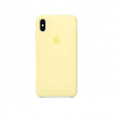 Чехол Apple Silicone case for iPhone Xs  Max Mellow Yellow