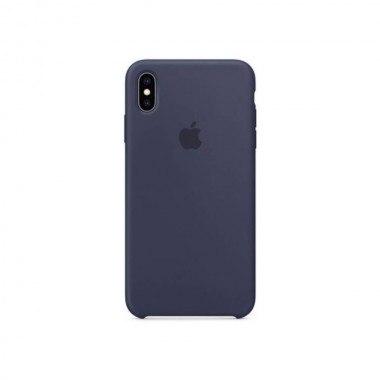 Чохол Apple Silicone case для iPhone Xs Max Midnight Blue