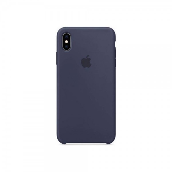Чехол Apple Silicone case for iPhone Xs  Max Midnight Blue