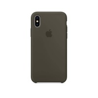 Чехол Apple Silicone case for iPhone X/Xs Dark Olive