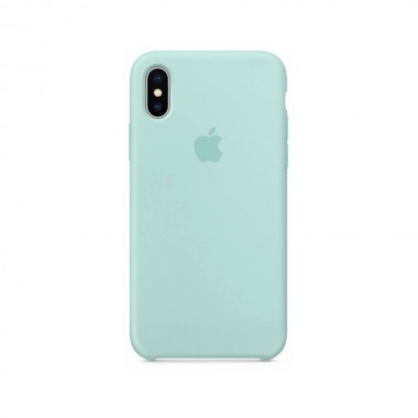 Чехол Apple Silicone case for iPhone XXs Marine Green