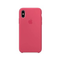 Чехол Apple Silicone case for iPhone X/Xs Hibiscus