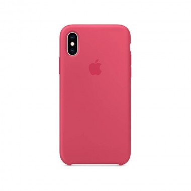 Чохол Apple Silicone case для iPhone X/Xs Hibiscus