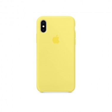 Чехол Apple Silicone case for iPhone X/Xs Lemonade
