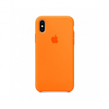 Чохол Apple Silicone case для iPhone X/Xs Spicy Orange