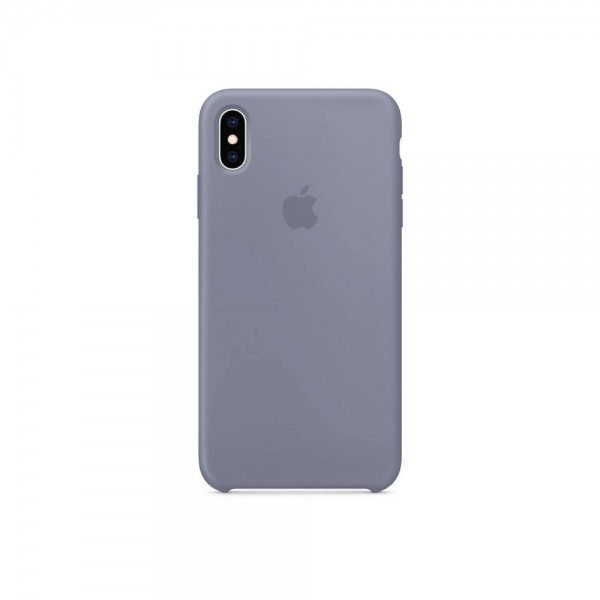 Чехол Apple Silicone case for iPhone X/Xs Lavender Gray