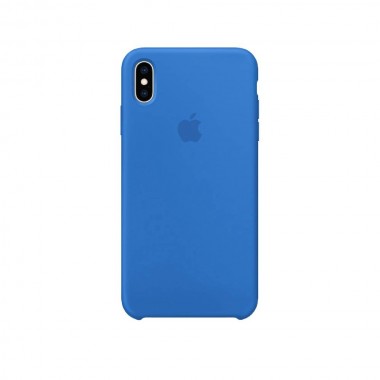 Чохол Apple Silicone case for X/Xs Denim Blue