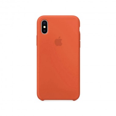 Чехол Apple Silicone case for iPhone X/Xs Orange