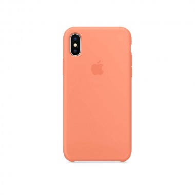 Чехол Apple Silicone case for iPhone X/Xs Peach
