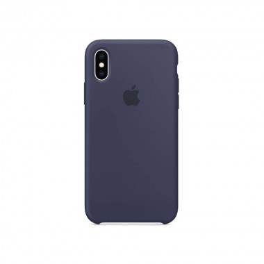 Чехол Apple Silicone case for iPhone X/Xs Midnight Blue