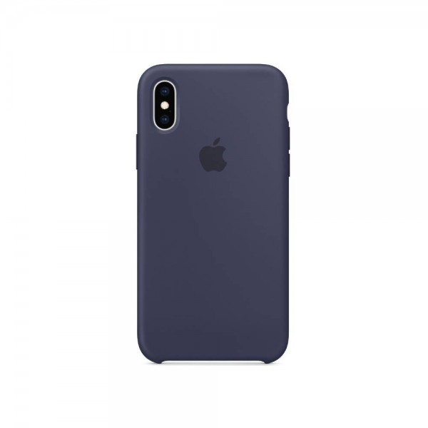 Чохол Apple Silicone case для iPhone X/Xs Midnight Blue