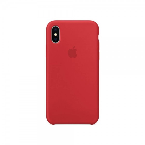 Чехол Apple Silicone case for iPhone X/Xs Red